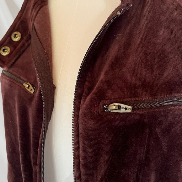 Bebe Sport | Brown Vintage Velour Set - Picture 3 of 8